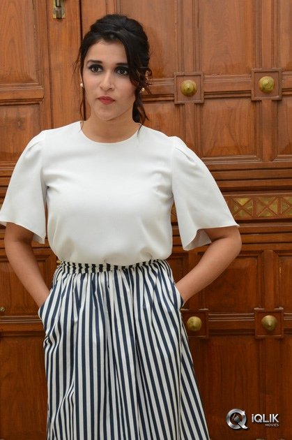 Mannara-Chopra-At-Thikka-Movie-Audio-Launch